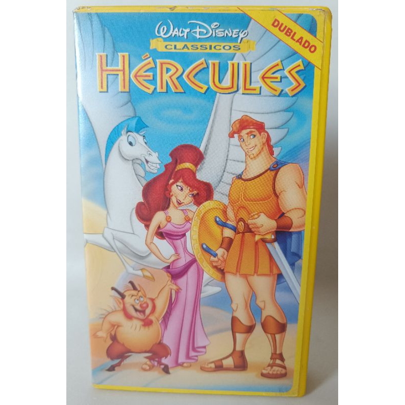 VHS Hércules Dublado Clássicos Walt Disney fita desenho filme infantil colecionador