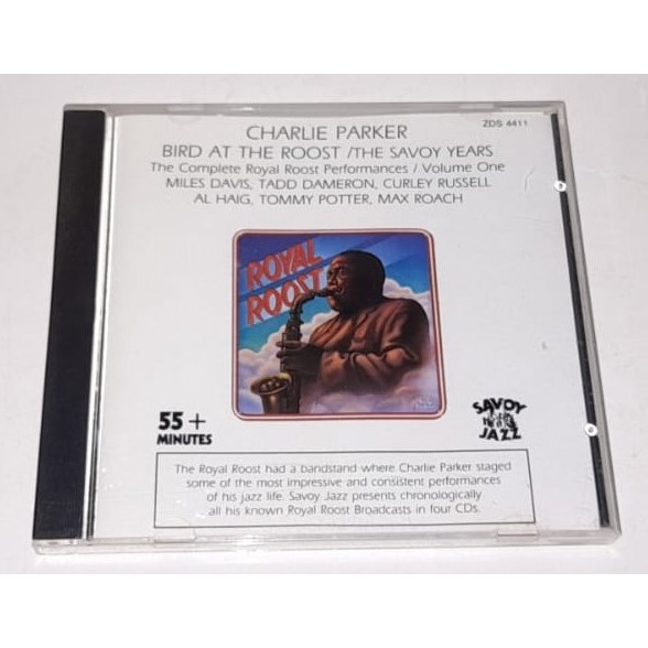 Cd Importado - Charlie Parker - Bird At The Roost,The Savoy Years - Savoy Records - 1988 - Usa - Em Muito Bom Estado