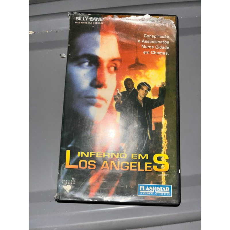 Fita Cassete Vhs Filme Inferno em Los Angeles! Original! Legendado!