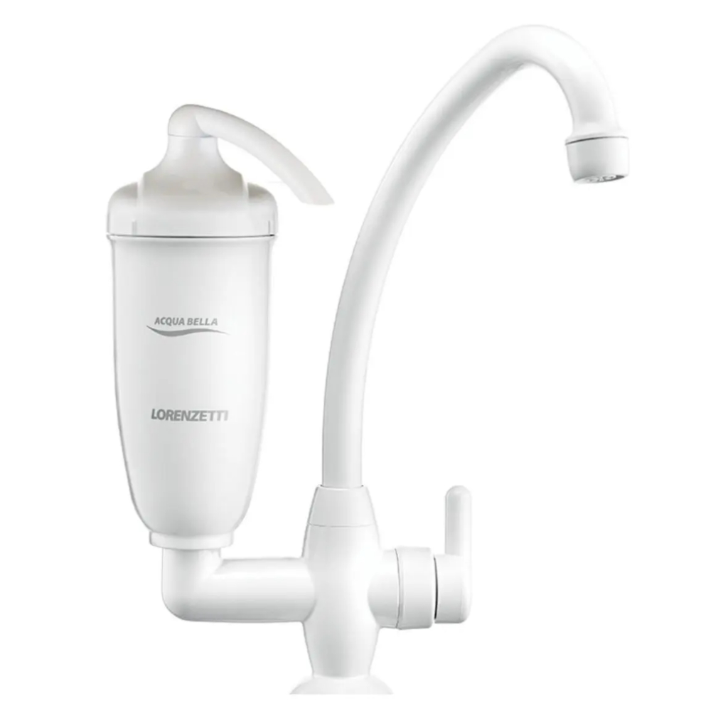 Purificador Torneira Acqua Bella Branco Para Mesa Lorenzetti