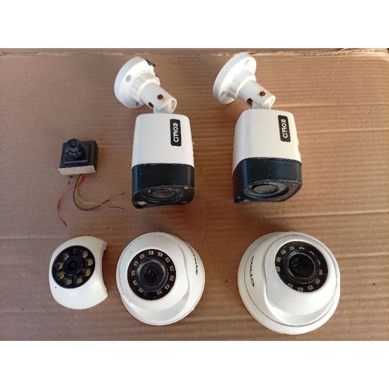 kit 6 câmeras de segurança SUCATA