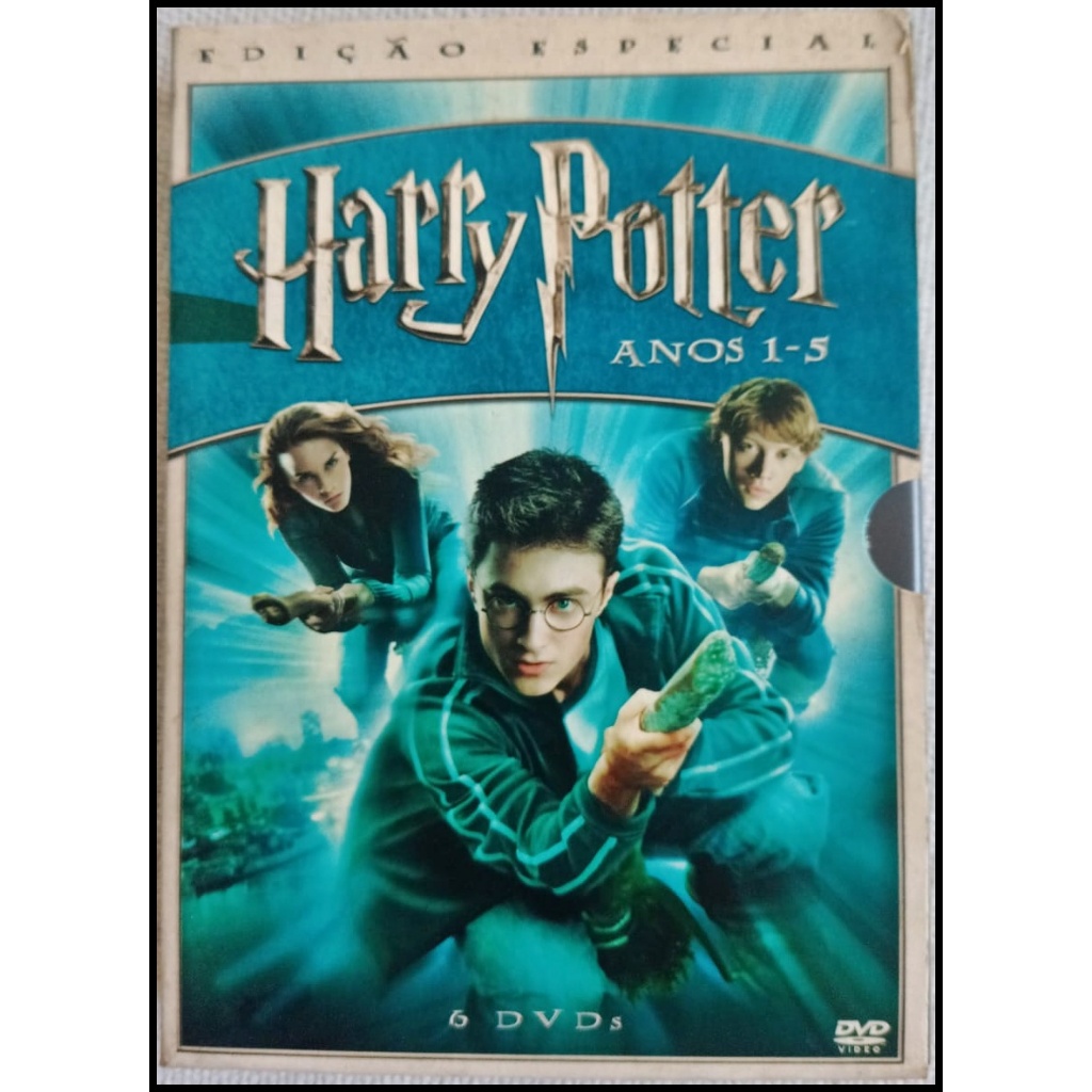 Box DVD Harry Potter - Edição Especial - Anos 1 - 5 - Original