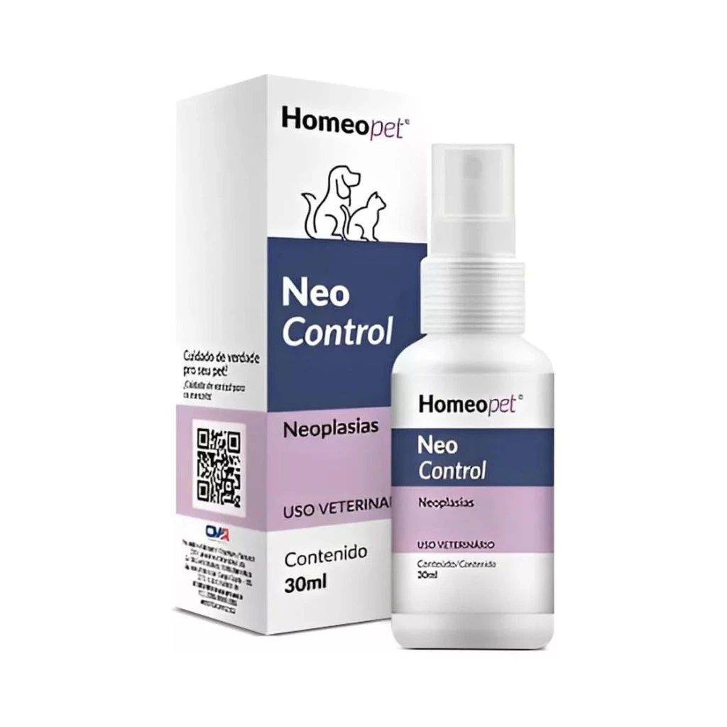 Homeopet Neo Control 30ml Homeopatia para Cães e Gatos com Problemas Oncológicos
