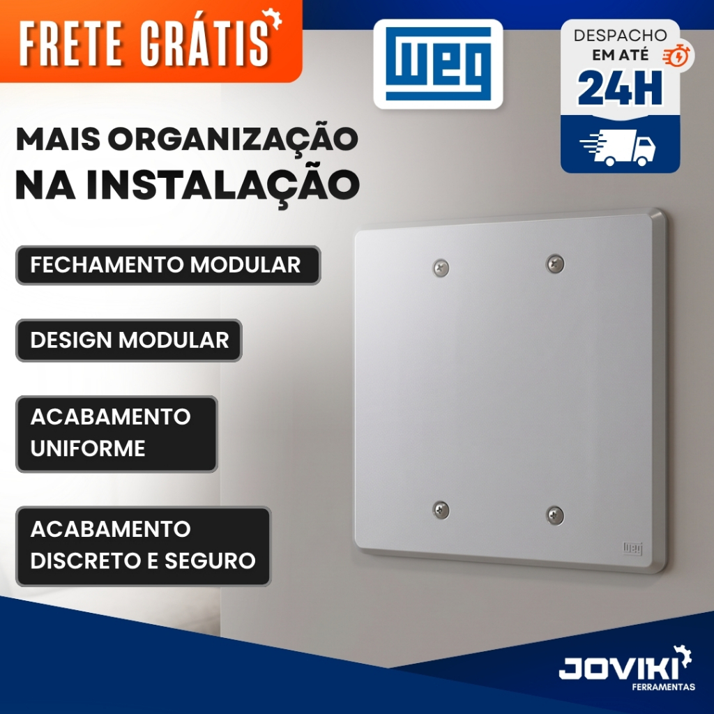 Placa Cega 4x2 e 4x4 Espelho WEG
