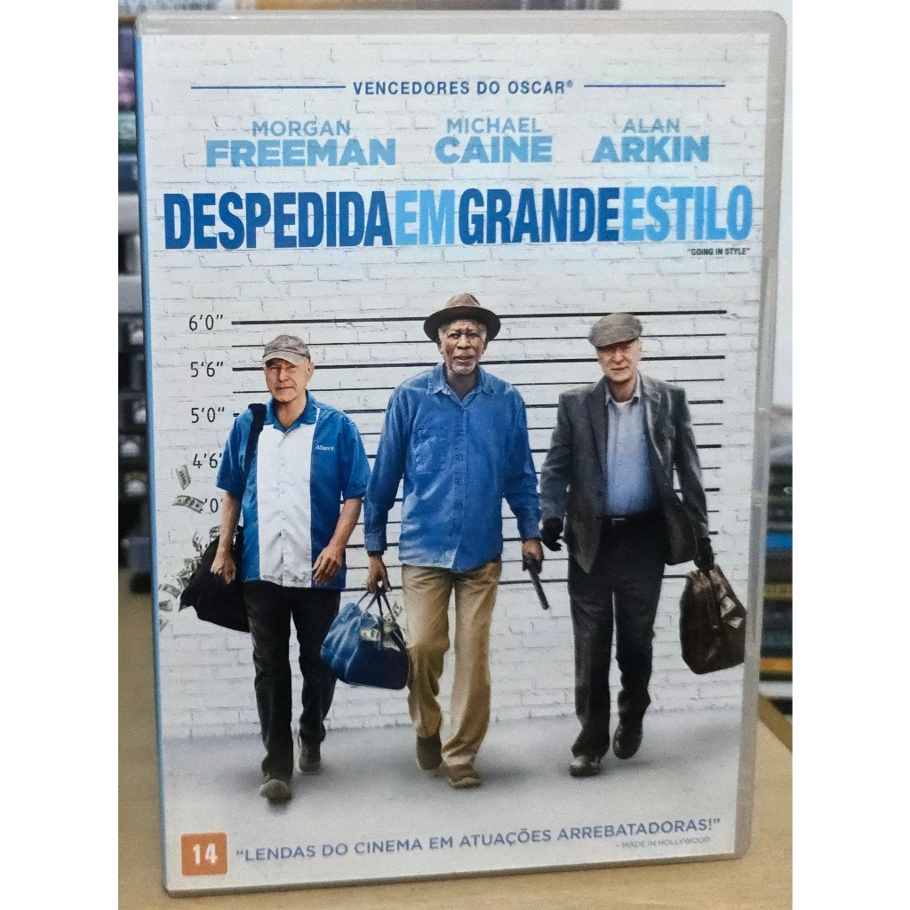 DVD Despedida Em Grande Estilo - Morgan Freeman (Original Seminovo)