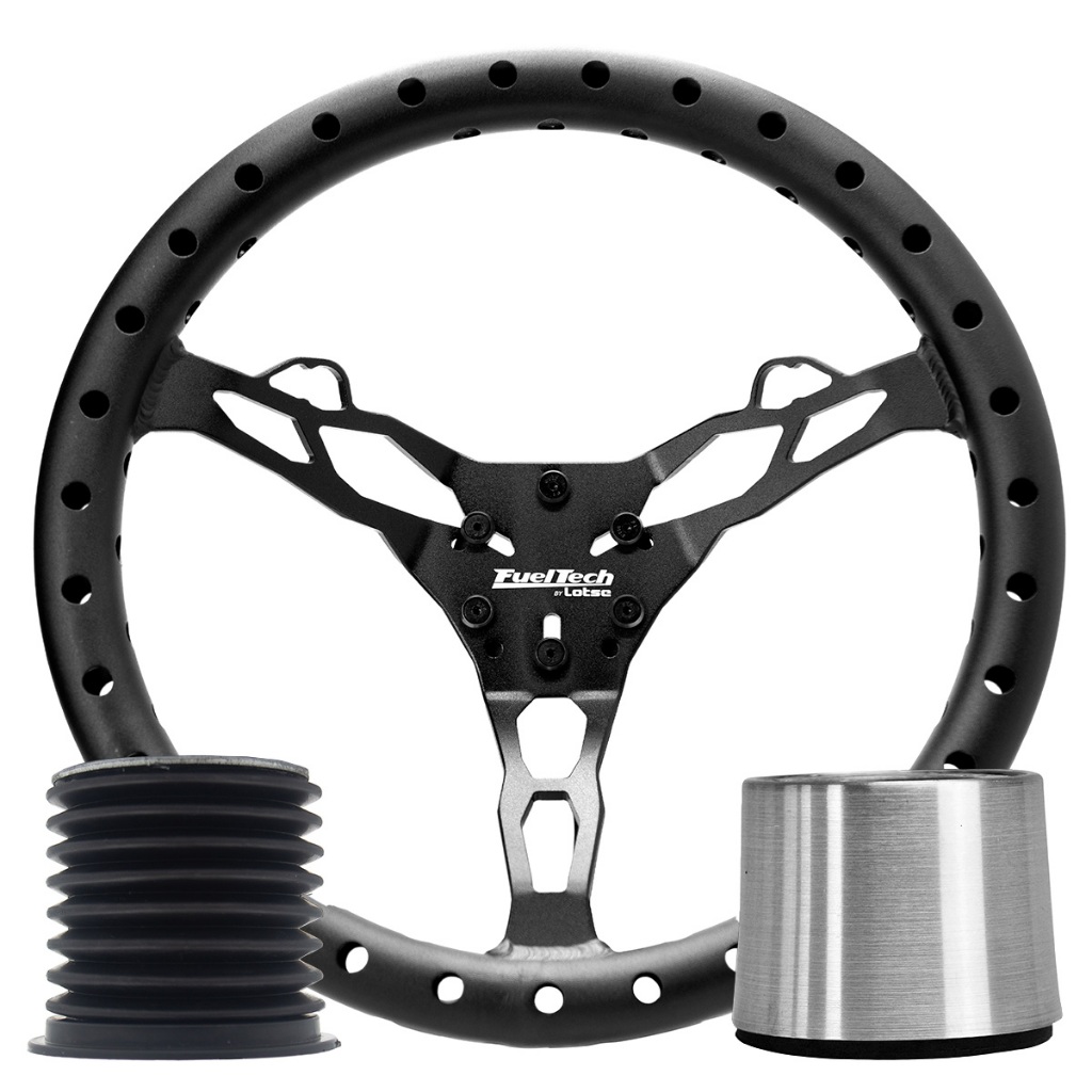 Volante Esportivo Ft Drag Race Lotse Fueltech Alumínio