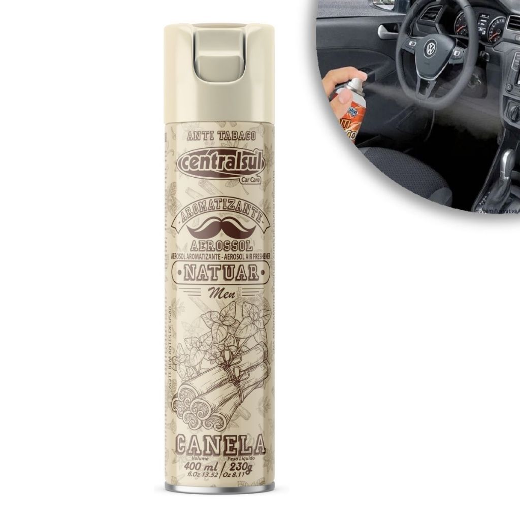NEUTRALIZADOR DE ODORES ANTI TABACO SPRAY AEROSSOL CENTRALSUL 400 ML — imagem 2 de 2