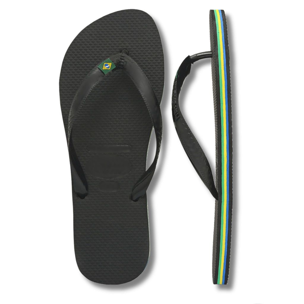 Detalhes do Chinelos do Brasil Bandeirinha Borracha Original Masculino e Feminino Sem marca Anti-Derrapante