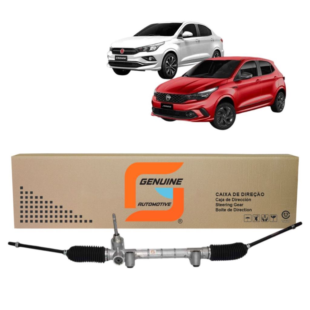 Caixa Direção Elétrica Fiat Argo Cronos 1.0 1.3 1.8 2018 A 2022 Genuine Automotive