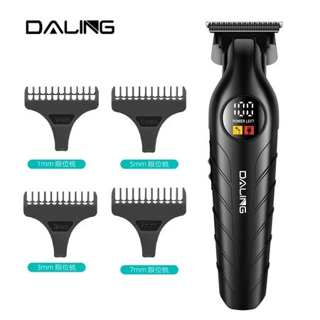Máquina Cortar Cabelo Profissional Com LED Display Acabamento Preciso Potente Bivolt 110V/220V (DL-1777) — imagem 2 de 2