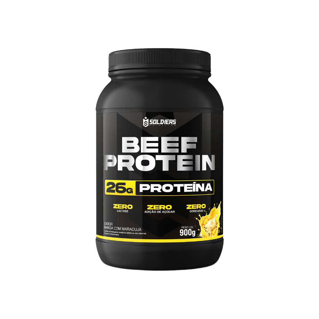 Beef Protein Suplemento Alimentar de Proteínas em Pó Soldiers Nutrition