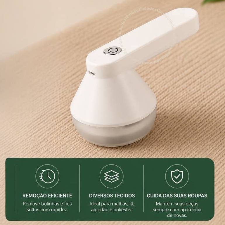 Removedor de Pelos e Bolinhas Elétrico USB Recarregável Sem Fio Papa Tecidos Lã  Fiapos  Potente USB
