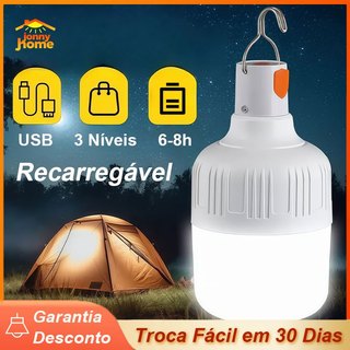 Portátil Lâmpada LED USB Recarregável Para Acampamento Camping  20W/80W/100W/150W