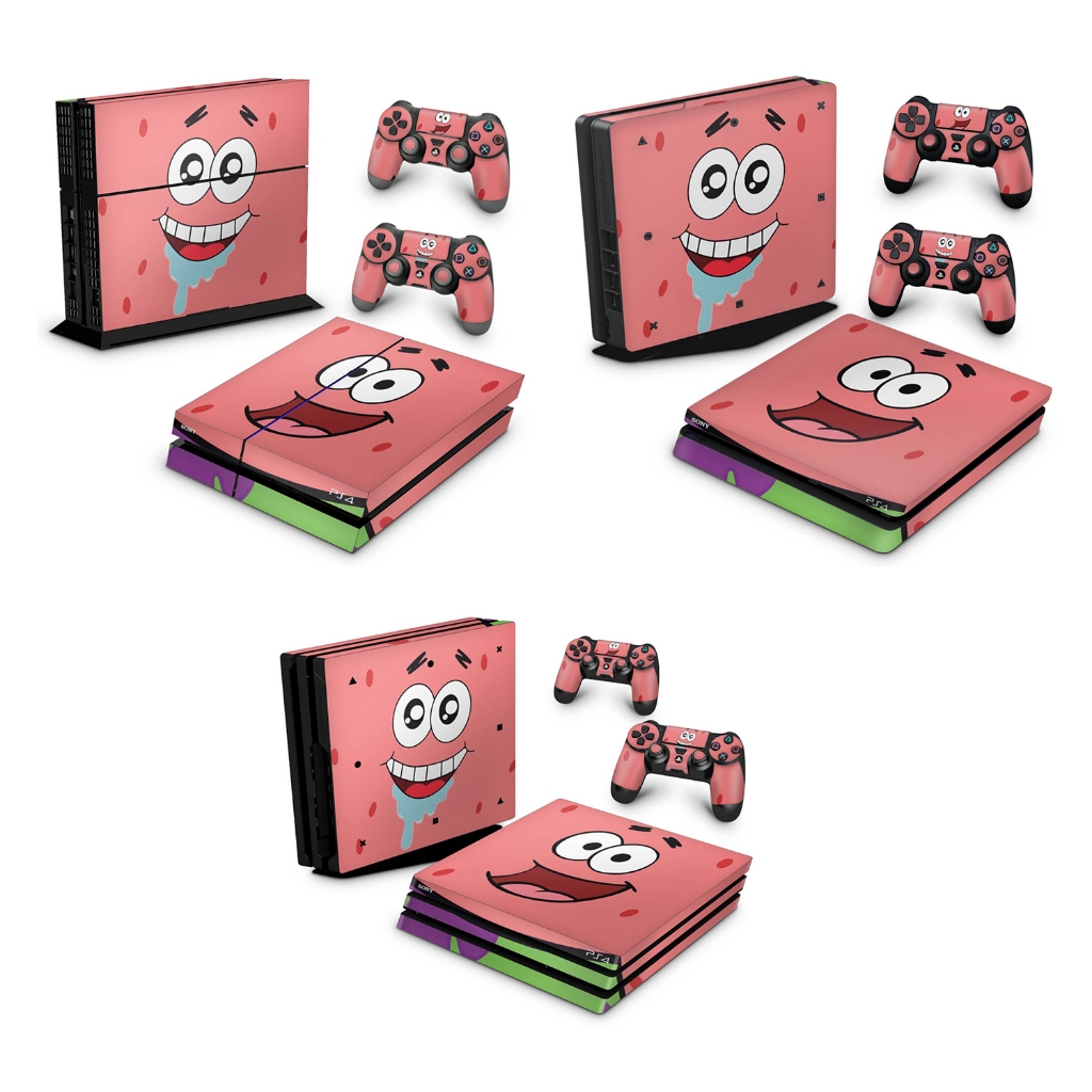 Skin Anti-Rage para PS4 FAT, SLIM ou PRO - 355 - Skin Playstation 4