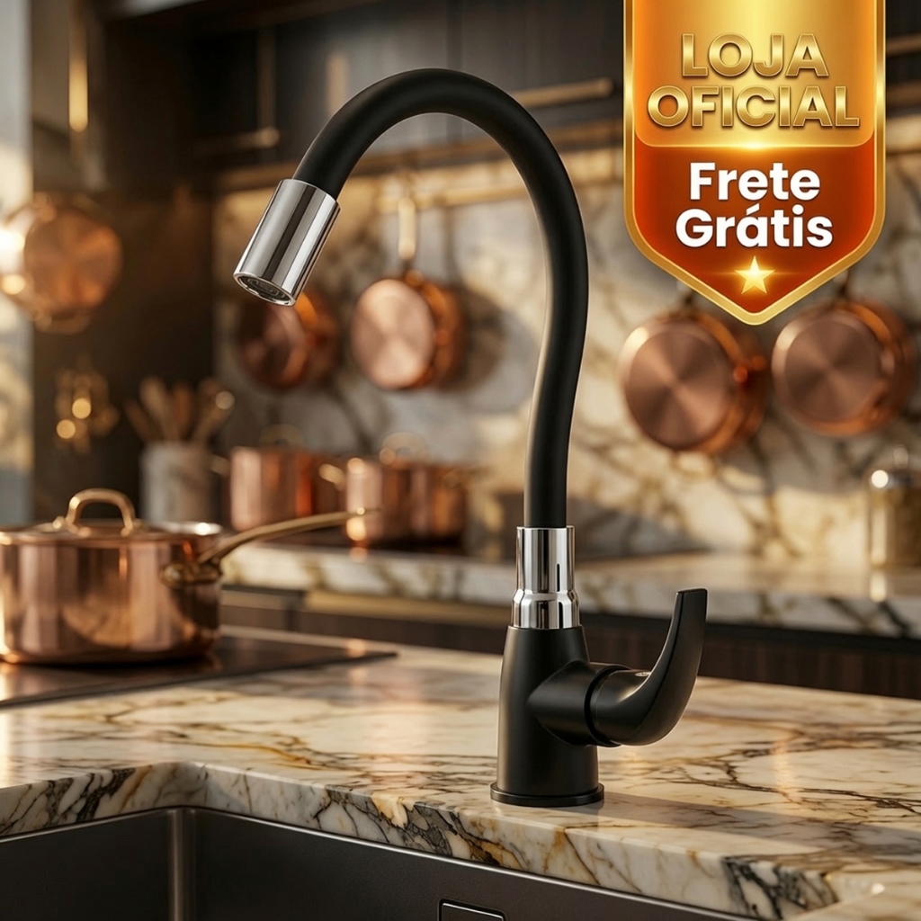 Torneira de Pia de Cozinha Quente e Frio Monocomando Torneira Flexivel Para Cozinha Pia Misturador