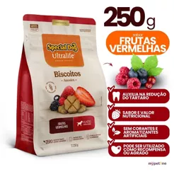 Biscoitos Special Dog Ultralife Cães Filhotes Sabor Frutas Vermelhas - 250g