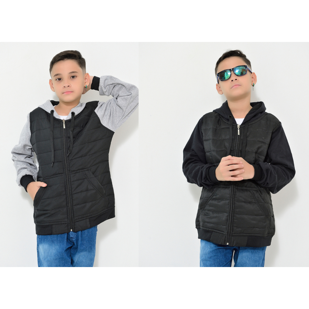 Jaqueta bobojaco infantil masculino e feminino moda outono inverno promoção. LER ANÚNCIO