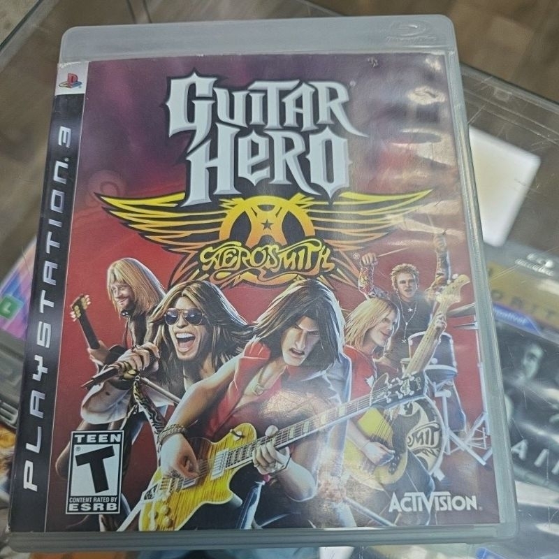 GUITAR HERO AEROSMITH PS3 PLAYSTATION 3 MÍDIA FÍSICA ORIGINAL