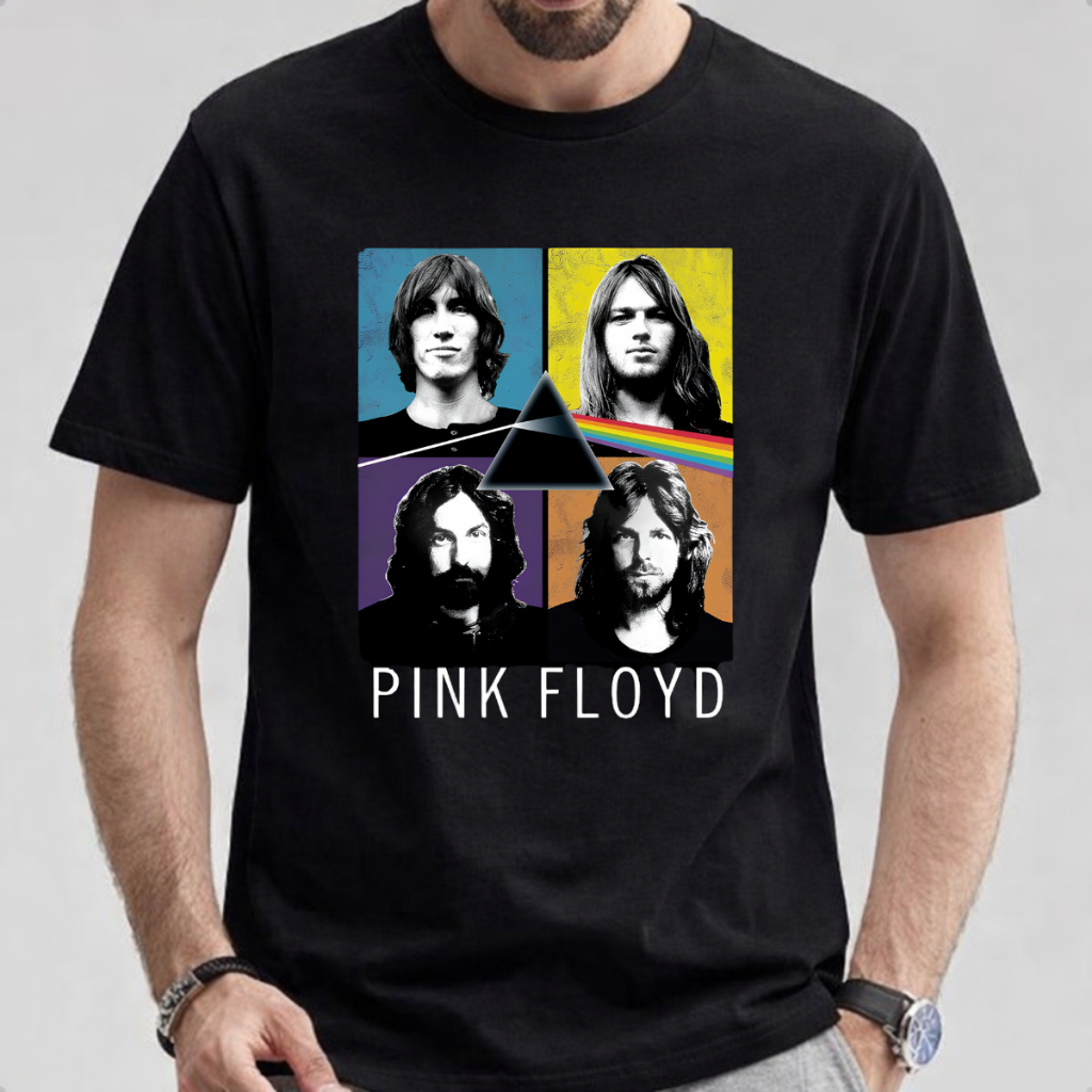 Camiseta Pink Floyd Camisa Banda Pink Floyd Fã Rock Metal Radio Music 100% Algodão