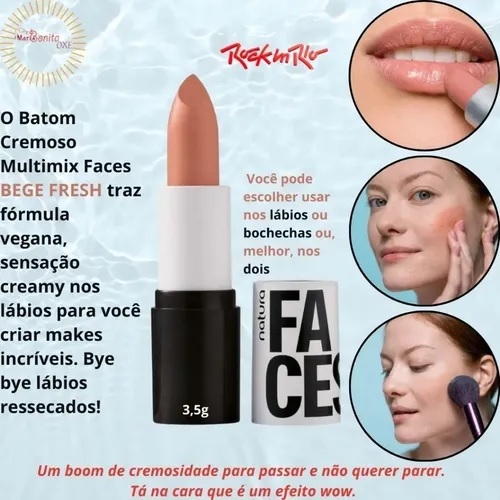 Batom Natura e Mary Kay