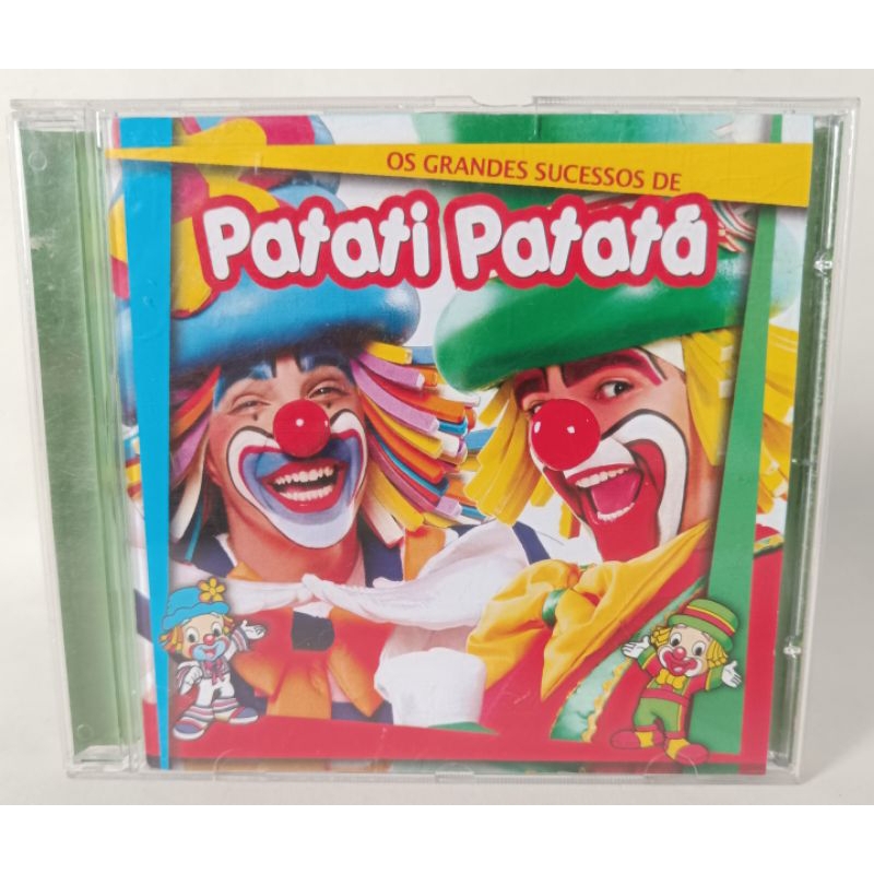 CD Os Grandes Sucessos de Patati Patatá ano 2006 música infantil raridade clássico colecionador
