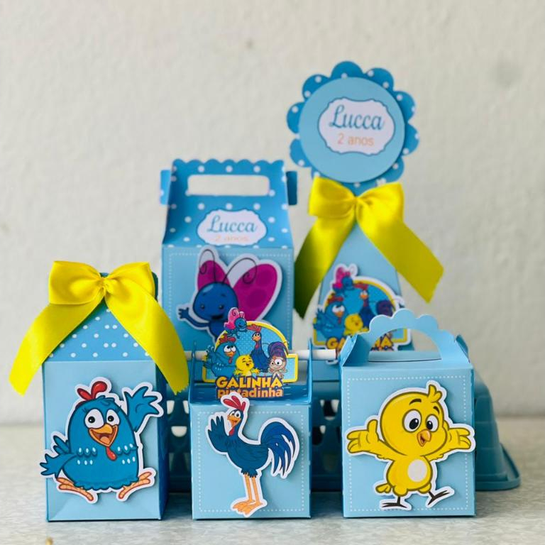 Kit Festa Galinha pintadinha para Lembrancinhas Decoração Festa Infantil