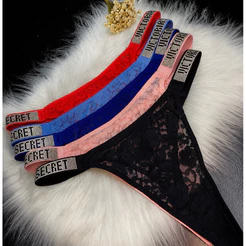 Calcinha Love Secret Roupa Intima Feminina Respirável Strass Lingerie