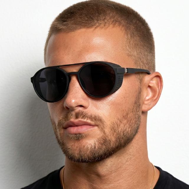 Imagem Óculos de Sol Floripa Soldador Premium Alok Steampunk Retrô uv400 Feminino Masculino
