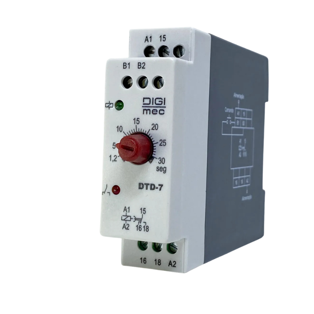 Temporizador Digimec Dtd-7 Retardo na Desergenização 60minutos