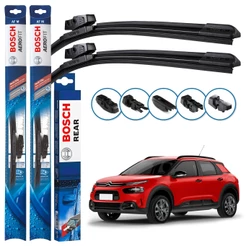 3 Palhetas Dianteira E Traseira Bosch C4 Cactus 2019 A 2024