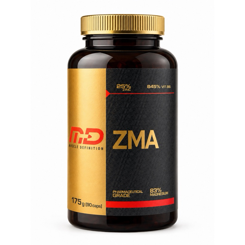 ZMA Muscle Definition 90 Cápsulas | Magnésio Bisglicinato + Zinco + Vitamina B6 | Recuperação Muscular e Sono