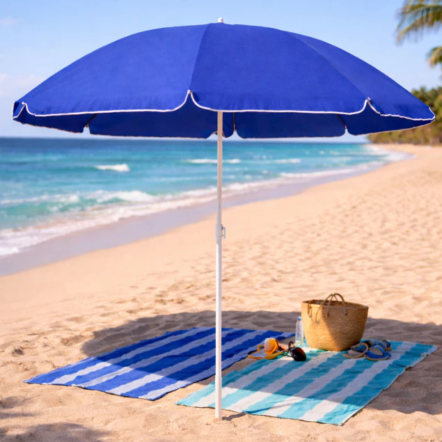 Guarda-Sol Nautika Caribe 2m FPS 50 Inclinação Articulada Poliéster Oxford Reforçado