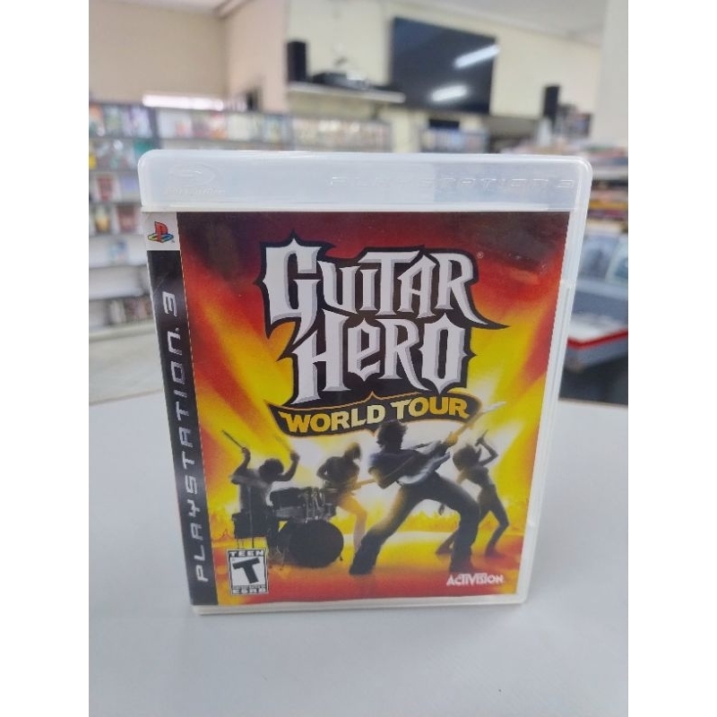 Jogo Guitar Hero: World Tour - Fotos Reais (Somente com Guitarra) - PS3