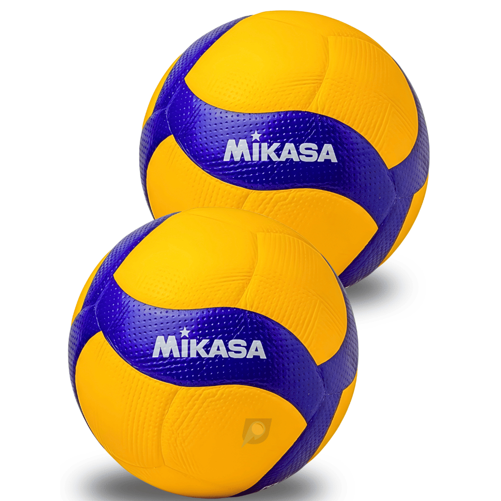 Kit 2 Bolas Vôlei Mikasa V200 Oficial Quadra Indoor Profissional Tamanho Oficial FIVB