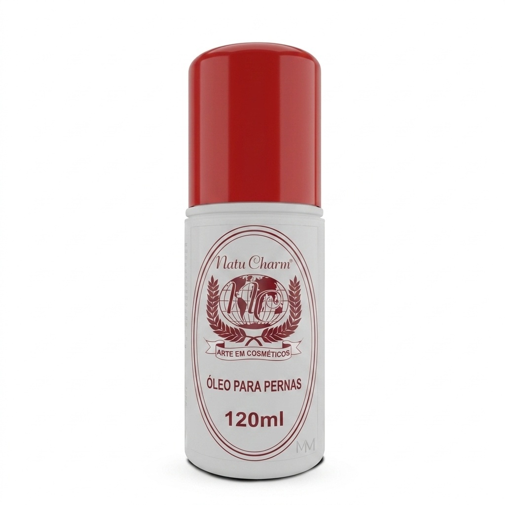 Óleo Para Pernas 120ml Natucharme | Alívio Cansaço | Refrescante | Hidratante | Relaxante