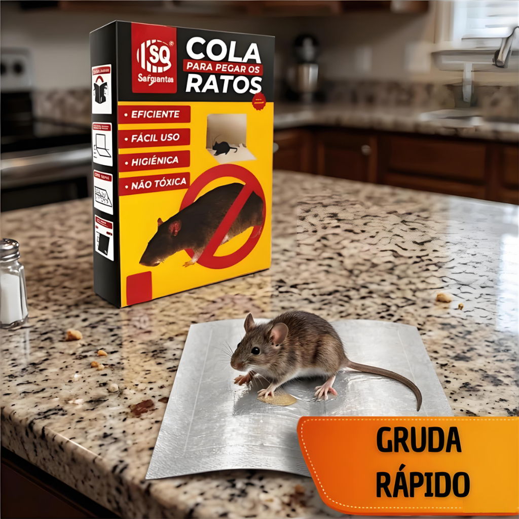 Kit Adesivos Colas Super Forte Controle de Pragas Residencial e Comercial Praticidades