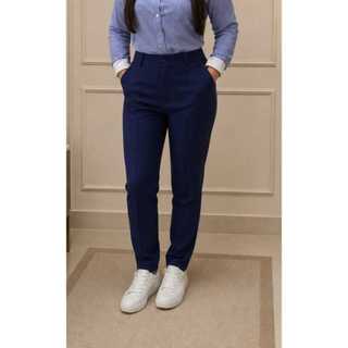 Calça Alfaiataria Feminina Calça Social Feminina Calça Cintura Alta Calça Slim Calça Casual Calça com Bolso