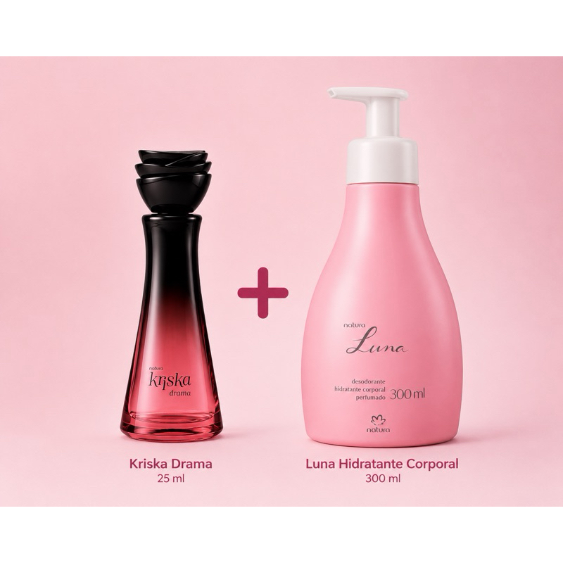 Combo Natura Feminino – Kriska Drama 25ml + Hidratante Corporal Luna 300ml