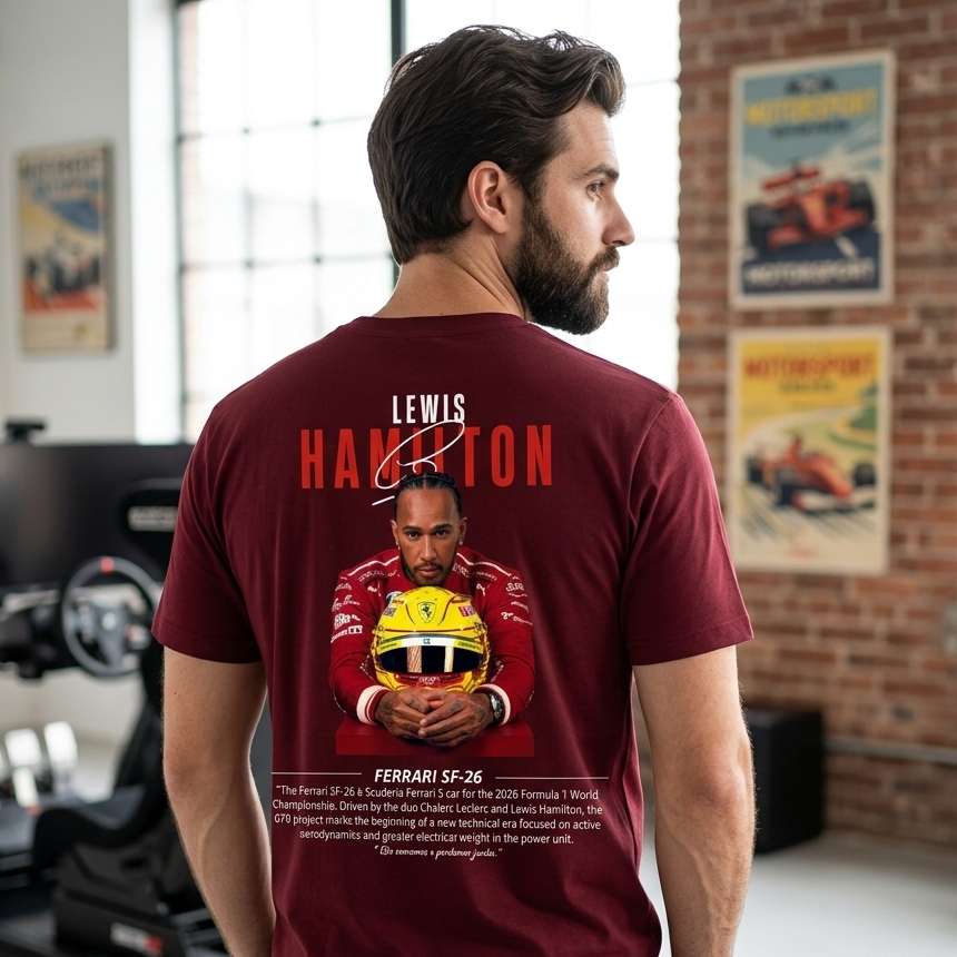 Camiseta Lewis Hamilton F1 Formula 1 Corrida Automobilismo Lançamento Excluisivo Algodão Premium Várias cores