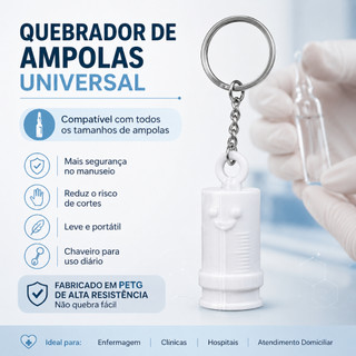 Kit 2 Quebradores / Abridor De Ampola - (reforçado)