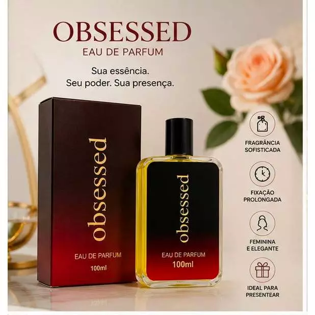 Perfume Obsessed Eau de Parfum 100ml Unissex Fragrância Marcante Longa Duração — imagem 1