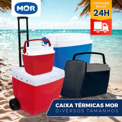 Caixa Termica Mor Cooler Para Gelo Bebidas Praia Vários Tamanhos Oferta Mor