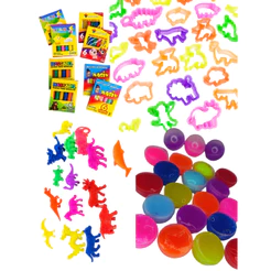 10 Massinha Modelar+10 Forminha+10 Slime+10 Bicho Cresce Agua Kit Festa Lembrancinha P/ Aniversario
