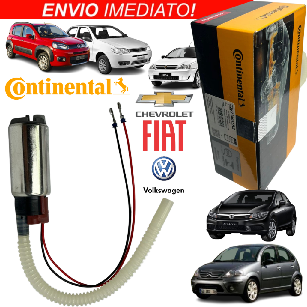 BOMBA ELETRICIDADE VW/FORD/GM/FIAT UNIVERSAL 3 BAR FLEX