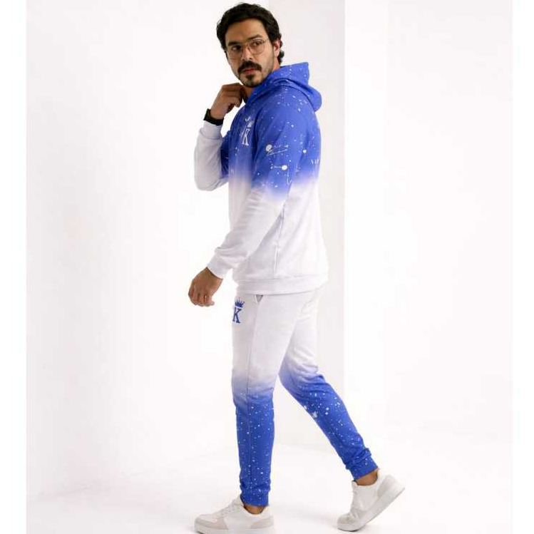 Conjunto de Moletom Masculino Abrigo Grosso Calça Blusa Canguru Capuz Bolsos Streetwear Mc Hip Hop
