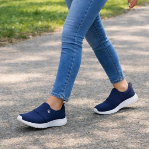 Tênis Casual Feminino Confortável Runway Sportwear Retrô Trabalho Pe Leve Macio Caminhada Academia Correr Ginastica