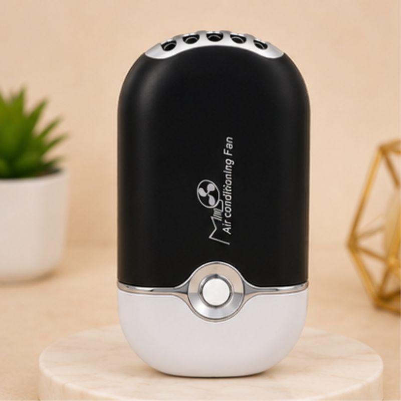 Mini Ventilador Usb Para Alongamento De Cílios Cor Preto