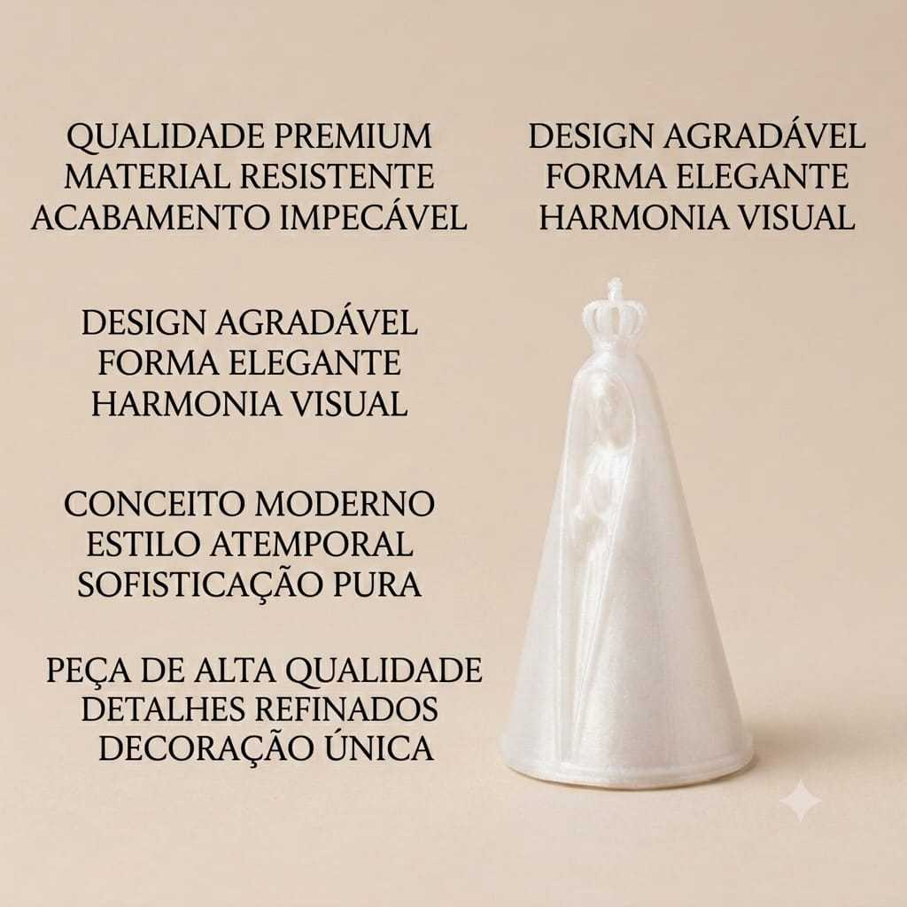 Kit Religiosa, Nossa Senhora Aparecida, santa, decorativa, decoração religiosa, imagem católica,