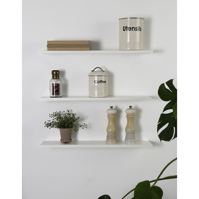KIT 3 Prateleiras MDF 60cm Suporte Flutuante Invisivel