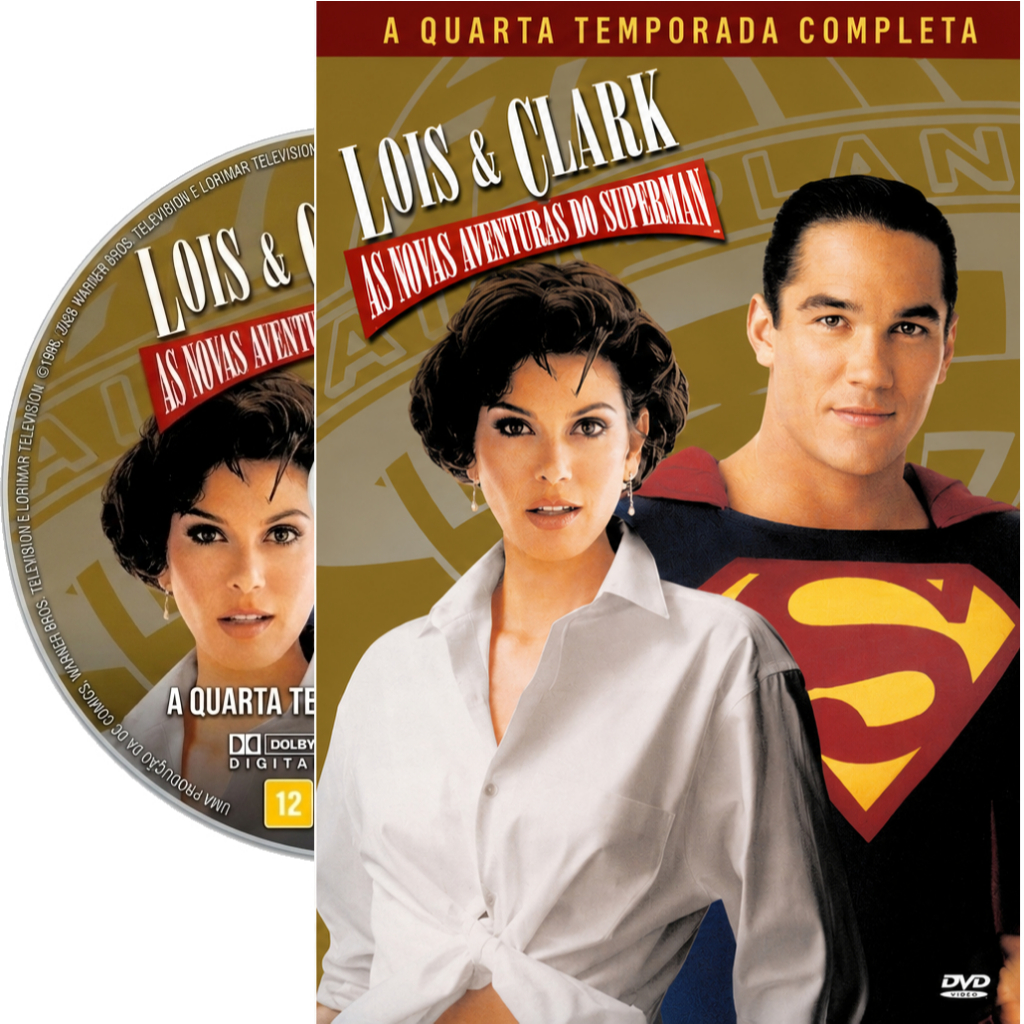 DVD - Série Lois e Clark DUBLADO Quarta Temporada 1990 seriados box clássicos